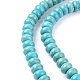 Synthetic Turquoise Beads Strands US-TURQ-G109-8x5mm-06-2