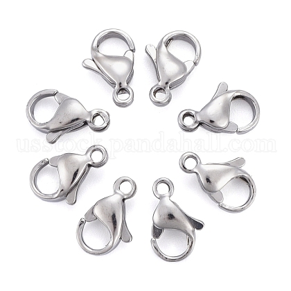 304 Stainless Steel Lobster Claw Clasps US-STAS-AB11-1