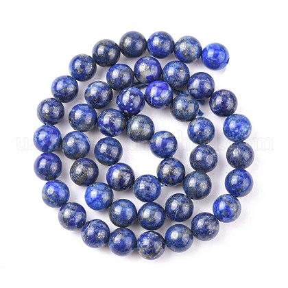 Natural Lapis Lazuli Beads Strands&nbsp;US-G-G099-8mm-7-3