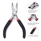Carbon Steel Bent Nose Jewelry Plier for Jewelry Making Supplies US-P021Y-3