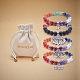 SUNNYCLUE Natural Gemstone Beads Stretch Bracelets US-BJEW-SC0001-02-4