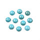Craft Findings Dyed Synthetic Turquoise Gemstone Flat Back Dome Cabochons US-TURQ-S266-4mm-01-1