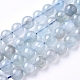 Natural Aquamarine Beads Strands US-G-F641-02-A-2