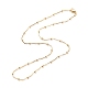 Brass Satellite Chains Necklace for Women US-NJEW-P265-05G-2