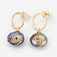 Baroque Pearl Keshi Pearl Dangle Earrings US-EJEW-JE02833-2