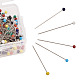 Multicolor 1 Box Length 37mm Round Ball Map Tacks Push Pins with Needle Points US-FIND-N0002-001-B-3