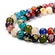 Handmade Millefiori Glass Beads Strands US-LK13-3