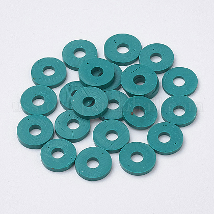 Handmade Polymer Clay Beads&nbsp;US-CLAY-R067-4.0mm-07-2