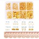 Rectangle 1Box Jewelry Findings 20PCS Alloy Lobster Claw Clasps US-FIND-PH0002-01G-B-3