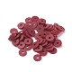 Flat Round Eco-Friendly Handmade Polymer Clay Beads US-CLAY-R067-8.0mm-29-4