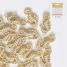 Brass Micro Pave Cubic Zirconia Pendants US-X-KK-Q761-23G-NF