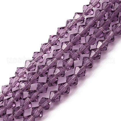 Faceted Imitation Austrian Crystal Bead Strands US-G-M180-4mm-27A-1