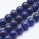 Natural Lapis Lazuli Beads Strands US-G-P348-01-10mm-1