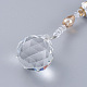 Faceted Crystal Glass Ball Chandelier Suncatchers Prisms US-AJEW-G025-A03-2