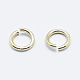 Brass Open Jump Rings&nbsp;US-KK-G331-08-3x0.5-NF-2