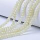 Electroplate Transparent Glass Beads Strands US-EGLA-A034-T8mm-X05-1