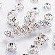 Brass Rhinestone Spacer Beads US-RB-A014-Z8mm-28S-1