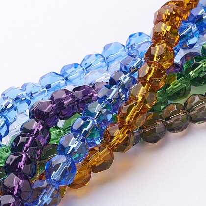 Glass Beads Strands US-GF8MM-1