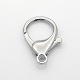 Zinc Alloy Large Lobster Claw Clasps US-X-PALLOY-O040-01-2