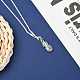 Brass Round Snake Chain Necklaces US-NJEW-BB10864-20-5