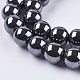 Non-Magnetic Synthetic Hematite Beads Strands US-G-H1624-10mm-1-3