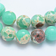 Synthetic Imperial Jasper Beads Strands US-G-F531-6mm-H09-3