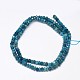Faceted Rondelle Natural Apatite Bead Strands US-G-F289-48B-3