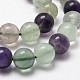 Natural Fluorite Bead Strands US-G-G735-24-6mm-AB+-3