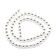 Electroplate Non-magnetic Synthetic Hematite Beads Strands US-G-L485-01C-S-3