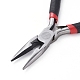5 inch Carbon Steel Chain Nose Pliers for Jewelry Making Supplies US-P025Y-4