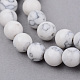 Synthetic Howlite Beads Strands US-G-Q462-6mm-26-1-1