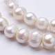 Natural Cultured Freshwater Pearl Beads Strands US-PEAR-F004-55-3