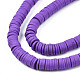 Handmade Polymer Clay Beads Strands US-CLAY-R089-6mm-013-7