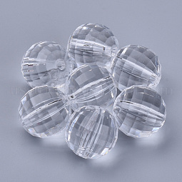 Transparent Acrylic Beads US-TACR-Q254-6mm-V01