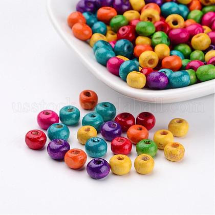 Lead Free Natural Wood Round Beads US-X-TB092MY-1