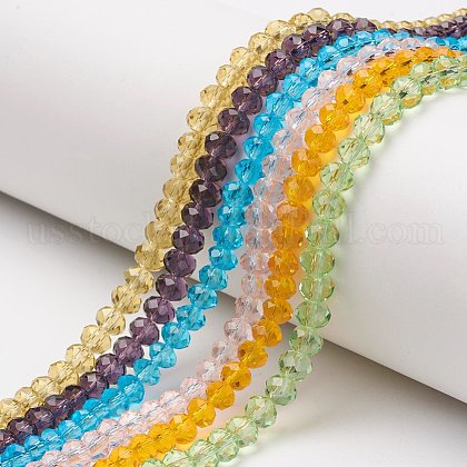 Glass Beads Strands US-EGLA-A034-T6mm-D-1