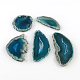 Dyed Mixed Shape Natural Agate Gemstone Big Pendants US-G-R300-07-1