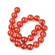 Natural Carnelian Beads Strands US-X-G-C076-8mm-2A-3