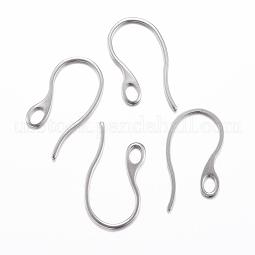 304 Stainless Steel Earring Hooks US-STAS-H383-28P