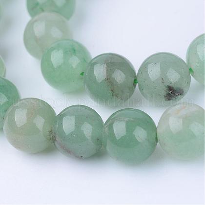 Natural Green Aventurine Beads Strands US-G-Q462-12mm-20-1