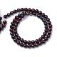 Natural Bloodstone Beads Strands US-G-R412-06-6mm-2