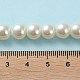 Pearlized Glass Pearl Round Beads Strands US-X-HY-8D-B02-5