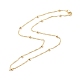 Brass Satellite Chains Necklace for Women US-NJEW-P265-35G-2