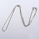 304 Stainless Steel Box Chain Necklaces US-STAS-O053-27P-2