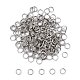 160pcs Jewelry Findings Original Color 304 Stainless Steel Split Rings US-X-STAS-E010-5x1mm-2-1