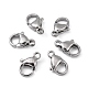 Polished 316 Surgical Stainless Steel Lobster Claw Clasps US-STAS-R072-11A-6