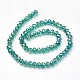 Electroplate Glass Beads Strands US-EGLA-D020-8x5mm-53-2