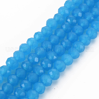 Glass Beads Strands US-EGLA-A034-J6mm-D09-1