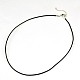 Leather Cord Necklace Making US-NJEW-A280-2.0mm-01-1
