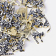 Cat Printed Alloy Pendants US-ENAM-Q030-46-1